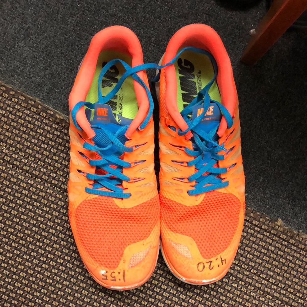 Lightly-used Nike Free runs 5.0